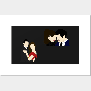 haylijah hayley Marshall elijah mikaelson the originals sticker pack Posters and Art